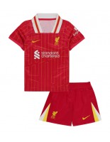 Liverpool Domácí dres pro děti 2024-25 Krátký Rukáv (+ trenýrky)